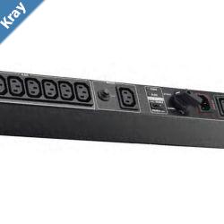 PowerShield Rack Mount Bypass Switch Plus Hot Swap PDU for 1  2kVA 1U 10Amp Input ensures uninterrupted power during maintenance