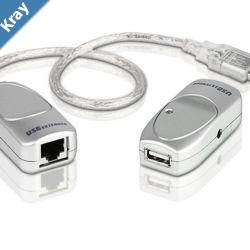 Aten Extender USB 2.0 Cat 5 Extender extends up to 60m supports USB speeds up to 12Mbps Plug an Play