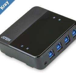 Aten Peripheral Switch 4x4 USB 3.1 Gen1 4x PC 4x USB 3.1 Gen1 Ports Remote Port Selector Plug and Play