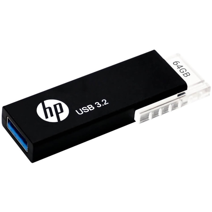 LS HP 718W 64GB USB 3.2  70MBs Flash Drive Memory Stick Slide 0C to 60C 5V Capless PushPull Design External Storage  HPFD712LB64