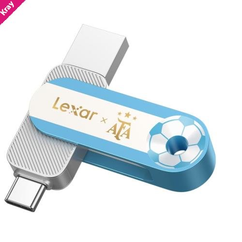 Lexar D500 128GB JumpDrive Solid Stat USB 3.2 Gen Type-C, up to 400MB/s read  transfer  (Co-branded Edition)