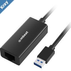 mbeat mbeat USB 3.0 Gigabit Etherent Adapter  Black