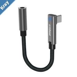 mbeat Elite USBC to 3.5mm Audio Adapter  Add Headphone Audio Jack to USBC Computers Laptops Notebooks Tablets Smartphones   Space Grey