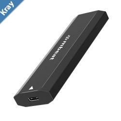 mbeat Elite USBC to M.2 SSD Enclosure  Pocket Size Ultra Durable Supports M Key BM Key SSD Size 2230 2242 2260 2280 NVME SATA 50cm Cable