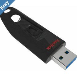 SanDisk Ultra 64GB USB3.0 Flash Drive 130MBs Memory Stick Thumb Key Lightweight SecureAccess PasswordProtected Retail 5yr Black