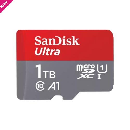 (LS) SanDisk SanDisk Ultra microSD with SD Adapter - 1TB  -Transfer Speeds of Up to 150MB/s -10-Year Limited Warranty (EOL)