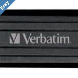 Verbatim StorenGo Pinstripe USB 2.0 Drive 16GB Slim Retractable Design Limited Lifetime Warranty Black