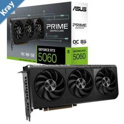 ASUS nVidia GeForce PRIMERTX5060O8G RTX 5060 8GB GDDR7 Graphics Card