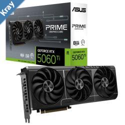 ASUS nVidia GeForce PRIMERTX5060TI8G RTX 5060 Ti 8GB GDDR7  2572MHz Boost Clock RAM 28Gbps 759 AI TOPs Digital Max Resolutio ASUS nVidia GeForce PRIMERTX5060TI8G RTX 5060 Ti 8GB GDDR7  2572MHz Boost Clock RAM 28Gbps 759 AI TOPs Digital Max Resolutio