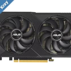 ASUS AMD Radeon DUALRX6500XTO4GV2  RX 6500 XT V2 OC Edition 4GB GDDR6 with two powerful Axialtech fans and a 2slot design for broad compatibility