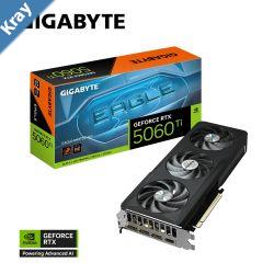 Gigabyte GeForce RTX 5060 Ti EAGLE MAX OC 16G 2617 MHz CUDA 4608 28 Gbps GDDR7 128 bit PCIE 5.0 PSU 650W DisplayPort 2.1b 3 HDMI 2.1b 1