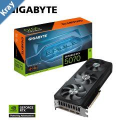 Gigabyte GeForce RTX 5070 EAGLE OC SFF 12G 2587 MHz CUDA  6144 28 Gbps GDDR7 192 bit PCIE 5.0 PSU 750W DisplayPort 2.1b 3 HDMI 2.1b 1