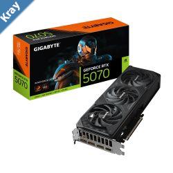 Gigabyte GeForce RTX 5070 WINDFORCE OC SFF 12G 2542 MHz CUDA  6144 28 Gbps GDDR7 192 bit PCIE 5.0 PSU 750W DisplayPort 2.1b 3 HDMI 2.1b 1