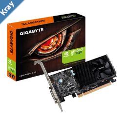 Gigabyte nVidia GeForce GT 1030 2GB DDR5 Fan PCIe Graphic Card 4K60Hz HDMI DVI 2xDisplays Low Profile 15061468 MHz VCGN1030SL2GL GVN1030SL2GL