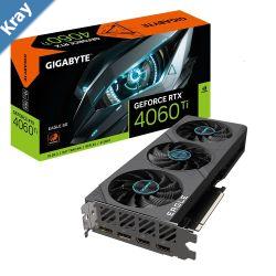 Gigabyte nVidia GeForce RTX 4060 Ti EAGLE 8GD GDDR6 Video Card PCIE 4.0 2535MHz Core Clock 2x DP 1.4a 2x HDMI 2.1a