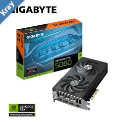 Gigabyte GeForce RTX GVN5060EAGLEMAX OC8GD GDDR7 2550MHz 3840CUDA 28Gbps PCIE 5.0 PSU 550W 8 Pin1 DisplayPort 2.1b 3 HDMI 2.1b 1