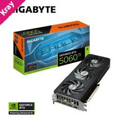 Gigabyte GeForce RTX™ 5060 Ti EAGLE MAX OC 16G, 2617 MHz, CUDA 4608, 28 Gbps, GDDR7, 128 bit, PCI-E 5.0, PSU 650W, DisplayPort 2.1b *3 HDMI 2.1b *1