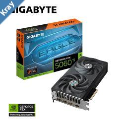 Gigabyte GeForce RTX 5060 Ti EAGLE OC 8G 2617 MHz CUDA TBD 28 Gbps GDDR7 128 bit PCIE 5.0 PSU 650W DisplayPort 2.1b 3 HDMI 2.1b 1