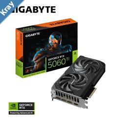 Gigabyte GeForce RTX 5060 Ti WINDFORCE OC 16G 2587 MHz CUDA TBD 28 Gbps GDDR7 128 bit PCIE 5.0 PSU 650W DisplayPort 2.1b 3 HDMI 2.1b 1