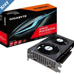 Gigabyte AMD Radeon RX 6400 EAGLE 4G Video Card GDDR6PCIE 4.0DisplayPort 1.4 x1 HDMI 2.1 x1