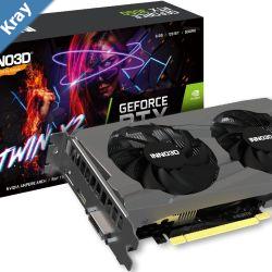 INNO3D nVidia GeForce RTX 3050 6GB TWOM X2 V2 GDDR6 1470MHz Boost Clock RAM 14Gbps 1xDP 1xHDMI 1x DVI