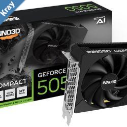 INNO3D nVidia GeForce RTX 5050 Compact 8G GDDR6 2572MHz Boost Clock RAM20Gbps 3xDPHDMI 148x118x41mm 5050 INNO3D nVidia GeForce RTX 5050 Compact 8G GDDR6 2572MHz Boost Clock RAM20Gbps 3xDPHDMI 148x118x41mm 5050