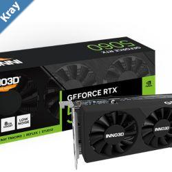 INNO3D nVidia GeForce RTX 5060 LP 8GB GDDR7 2497MHz Boost Clock RAM 28Gbps 3xDP 1xHDMI 178x69x41mm