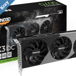INNO3D nVidia GeForce RTX 5070  X3 OC 12GB GDDR7 2542 MHz Boost Clock RAM 28 Gbps 3x DP 1xHDMI 300x116x41mm