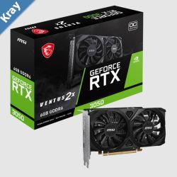 MSI nVidia GeForce RTX 3050 VENTUS 2X E 6G OC Boost 1492 MHz CUDA 2304 Units 6GB GDDR6 HDMI x 2 MSI nVidia GeForce RTX 3050 VENTUS 2X E 6G OC Boost 1492 MHz CUDA 2304 Units 6GB GDDR6 HDMI x 2