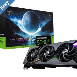 MSI nVidia GeForce RTX 5060 Ti 16G VANGUARD SOC PCI Express Gen 5 x16 Boost 2692 MHz CUDA 4608 Units 16GB GDDR7 HDMI x 1