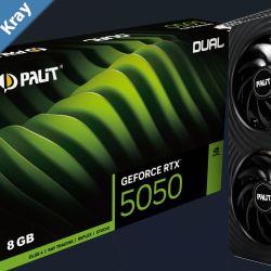 PALIT RTX5050 DUAL 8GB GDDR6 128bit 3DP HDMI NE65050019P1GB2070D