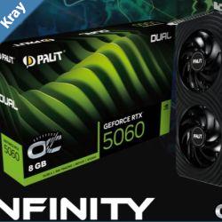 PALIT RTX5060 INFINITY 2 OC 8G GDDR7 128bit 28 Gbps 2280 MHz NE75060V19P1GB2063L