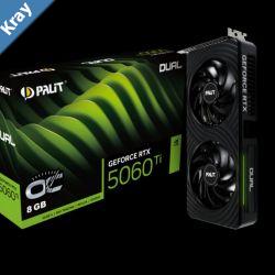 PALIT RTX5060Ti DUAL OC 8G GDDR7 128bit 3DP HDMI NE7506TS19P1GB2062D