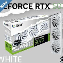PALIT RTX5070 WHITE OC 12GB GDDR7 192bit 3DP HDMI NE75070U19K0GB2050W