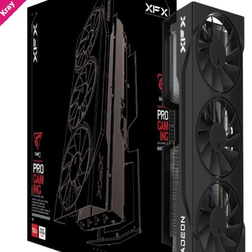 XFX Swift AMD Radeon RX 9070GRE Triple Fan Gaming Edition with 12GB GDDR6 HDMI 3xDP, AMD RDNA™ 4 (RX-97GRE29B7)
