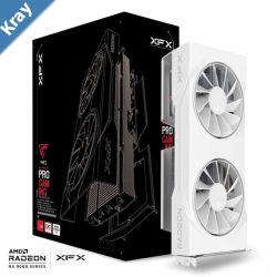 XFX Swift AMD Radeon RX 9060XT OC White Gaming Edition with 16GB GDDR6 HDMI 2xDP AMD RDNA 4 RX96TSW16WBQ