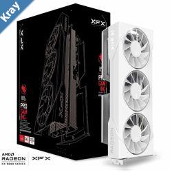 XFX Swift AMD Radeon RX 9060XT OC White Triple Fan Gaming Edition with 16GB GDDR6 HDMI 2xDP AMD RDNA 4 RX96TS316W7
