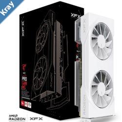 XFX Swift AMD Radeon RX 9070 OC White Dual Fan Gaming Edition with 16GB GDDR6 HDMI 3xDP AMD RDNA 4 RX97SWFT2WQ
