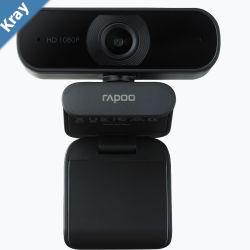 RAPOO C260 Webcam FHD 1080PHD720P USB 2.0  Ideal for TEAMS Zoom Buy 10 Get 1 Free